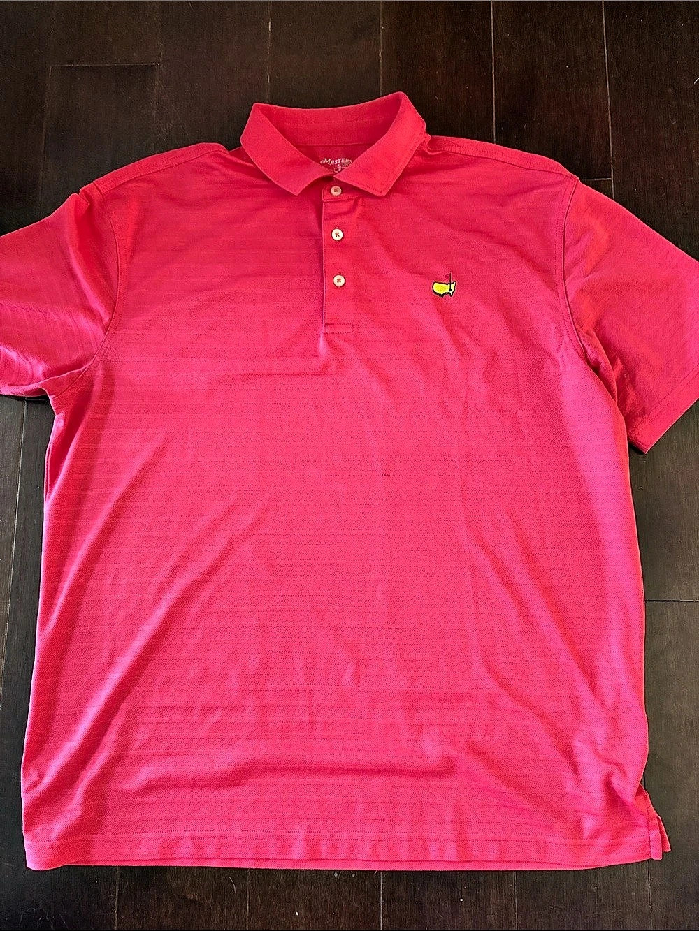 Masters Tech Polo Shirt in Pink Size XL